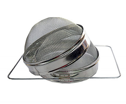 Divu sekciju filtrs 200mm (nerūsējošā tērauda)