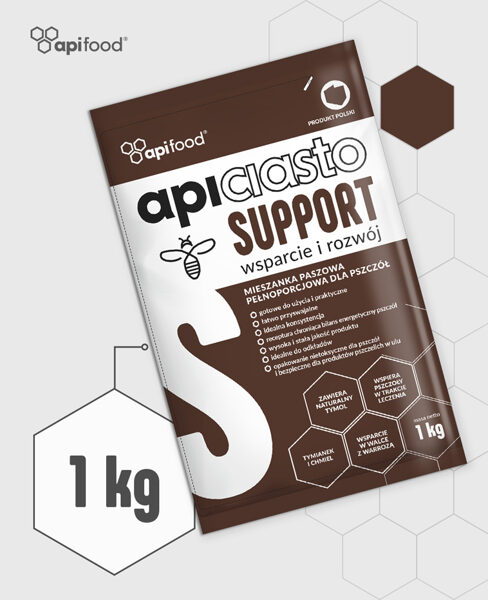 Apiciasto SUPPORT kandijs bitēm / 1kg x 1gb / 1kg