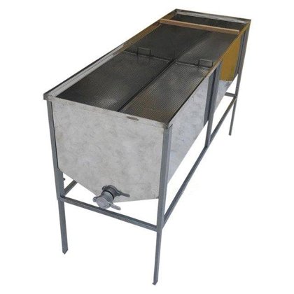 Atvākojamais galds 1,5m ar plakanu grozu (nerūsējošā tērauda)