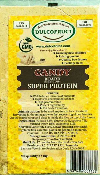 DULCOFRUCT Super proteīnu bišu kandijs 1kg