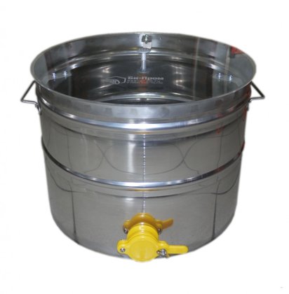 Medus nostādināšanas trauks 30L (nerūsējošā tērauda)