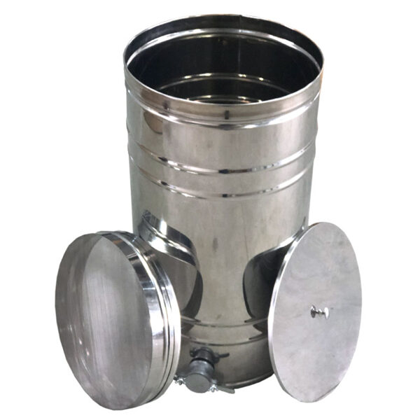 Medus nostādināšanas trauks ar filtru 35L (nerūsējošā tērauda)